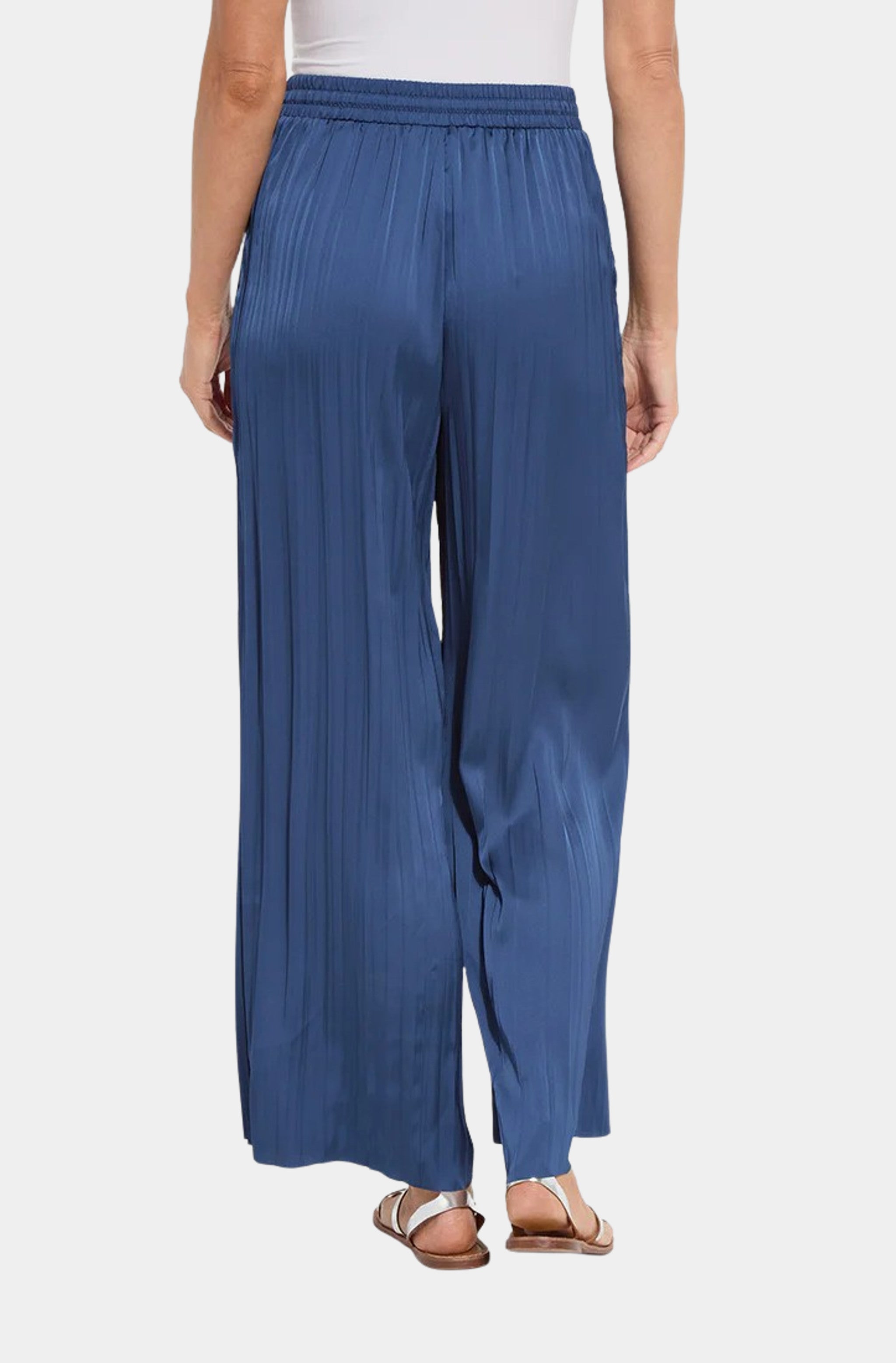 Packable Pleated Palazzo Pant