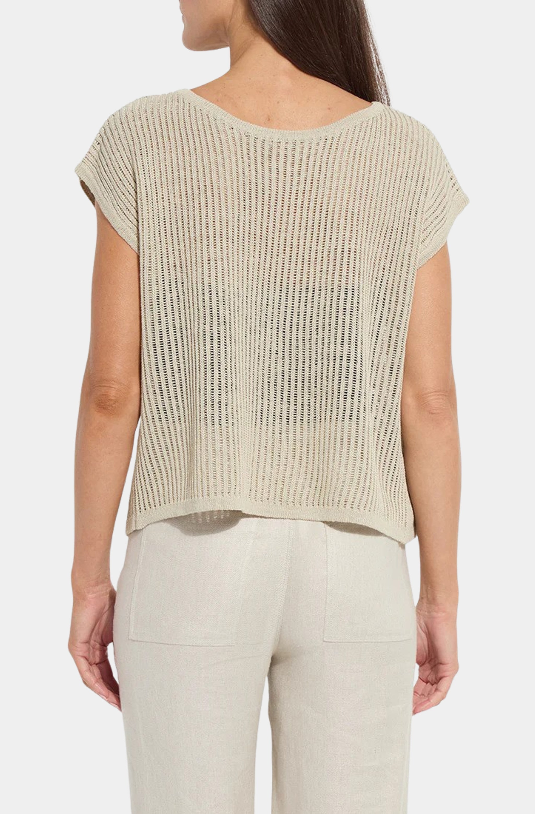 Benedita Convertible Linen Sweater Cardigan