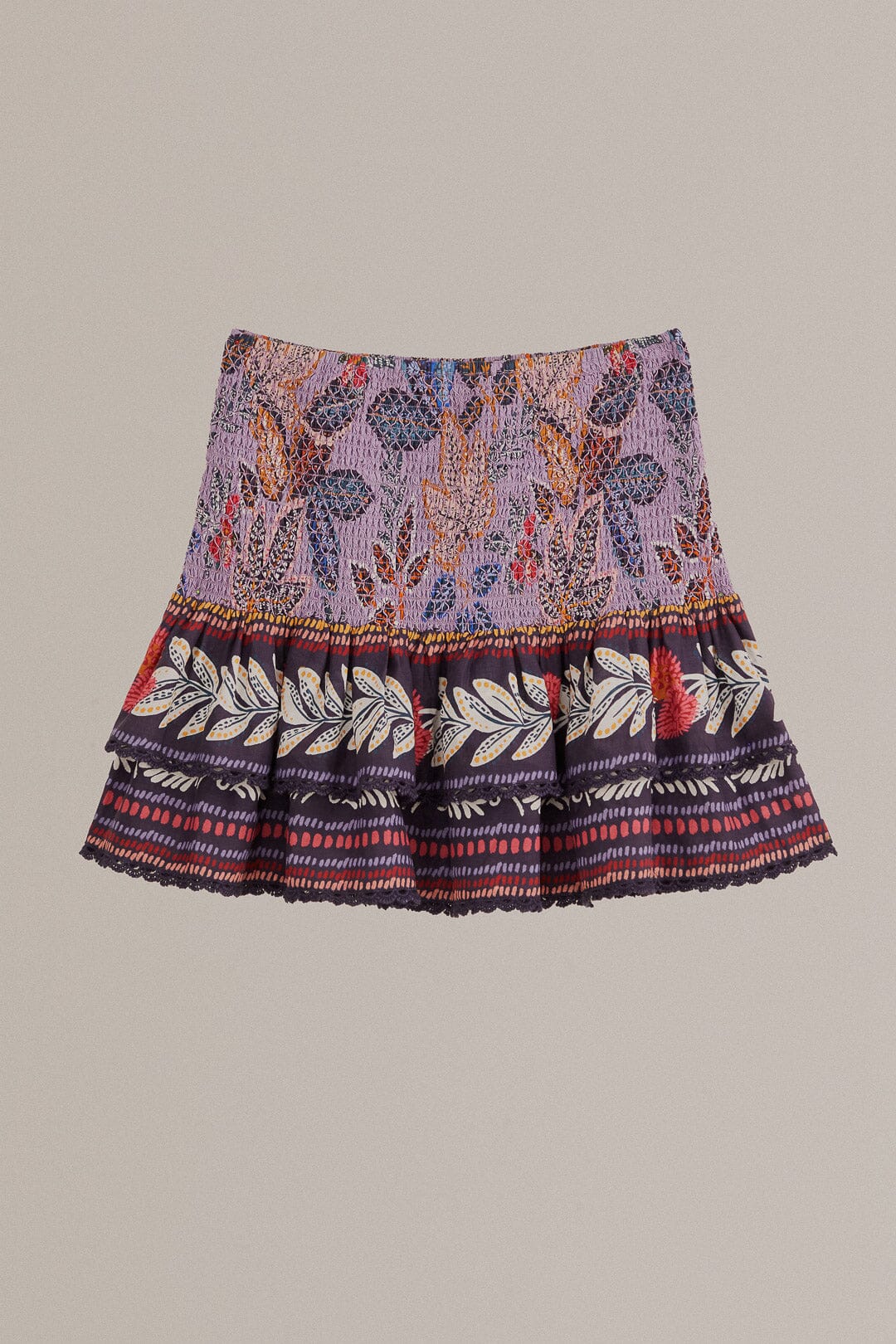 Wild Night Lavender Mini Skirt