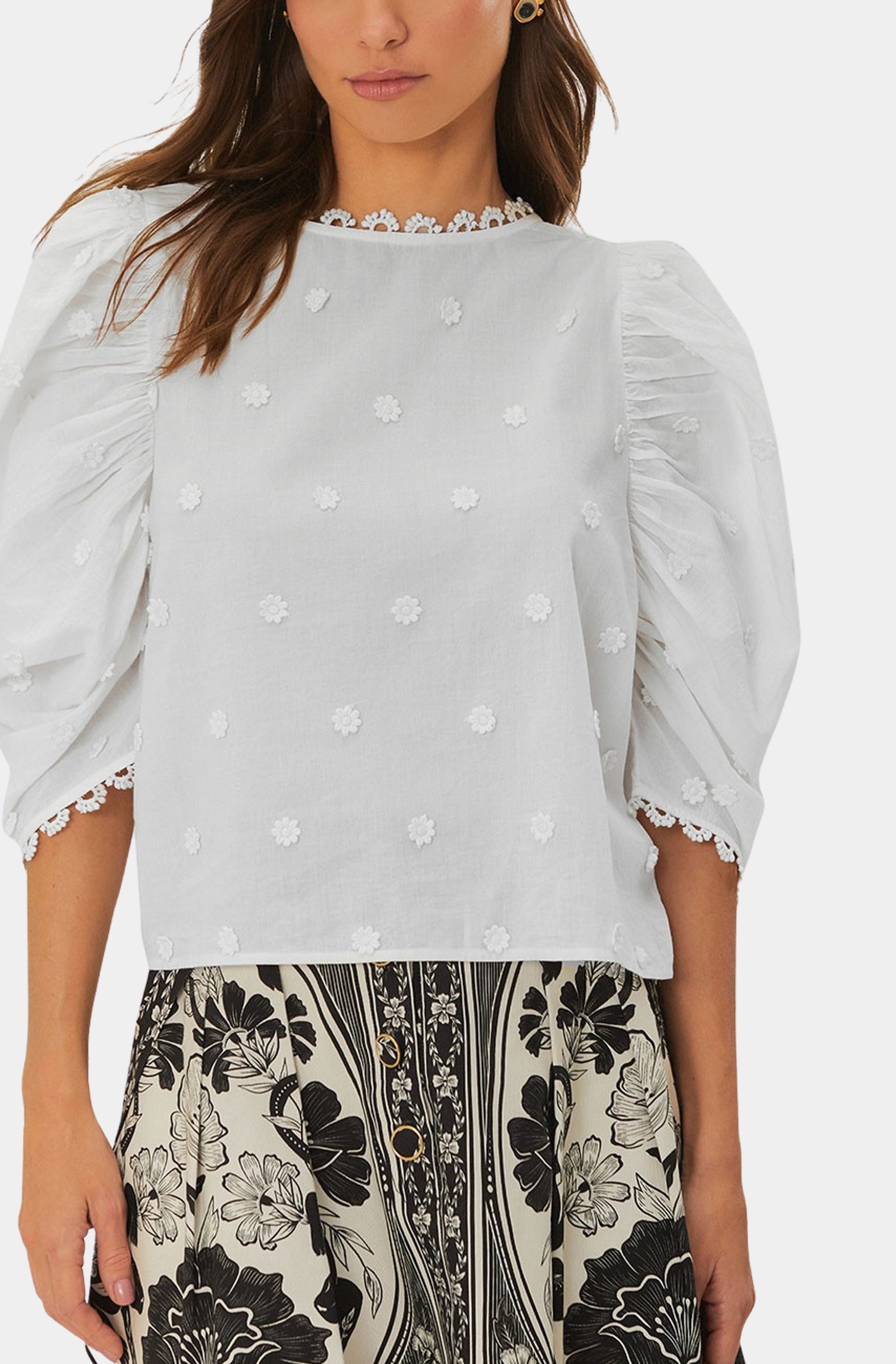 Off-White 3D Flowers Blouse