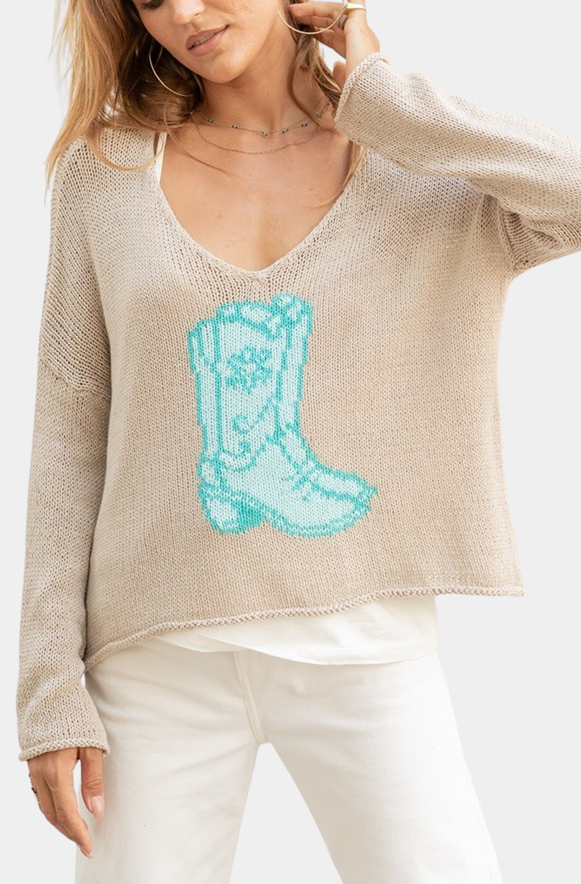 Boots V Sweater