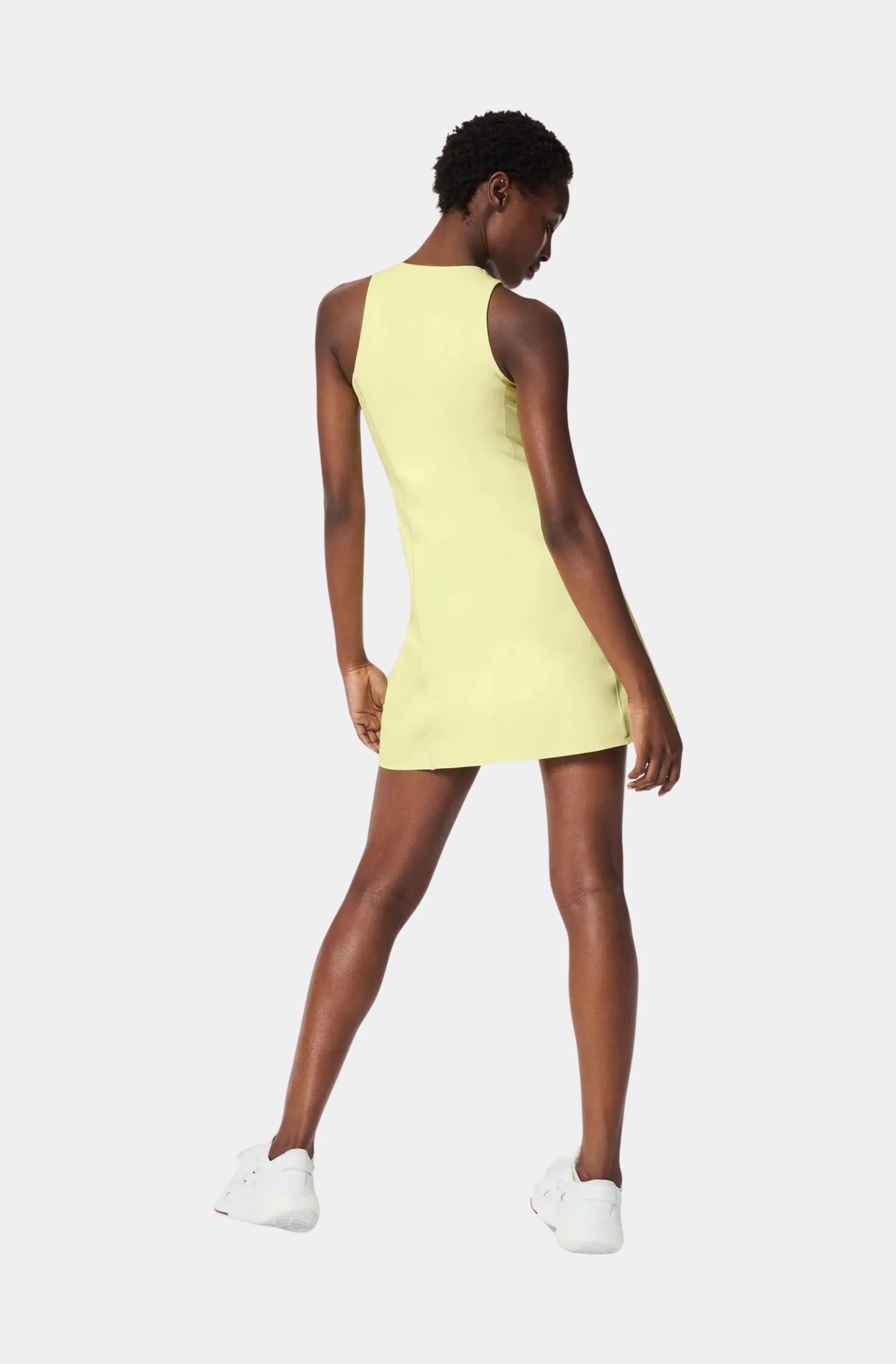 Zip Front Racerback Dress