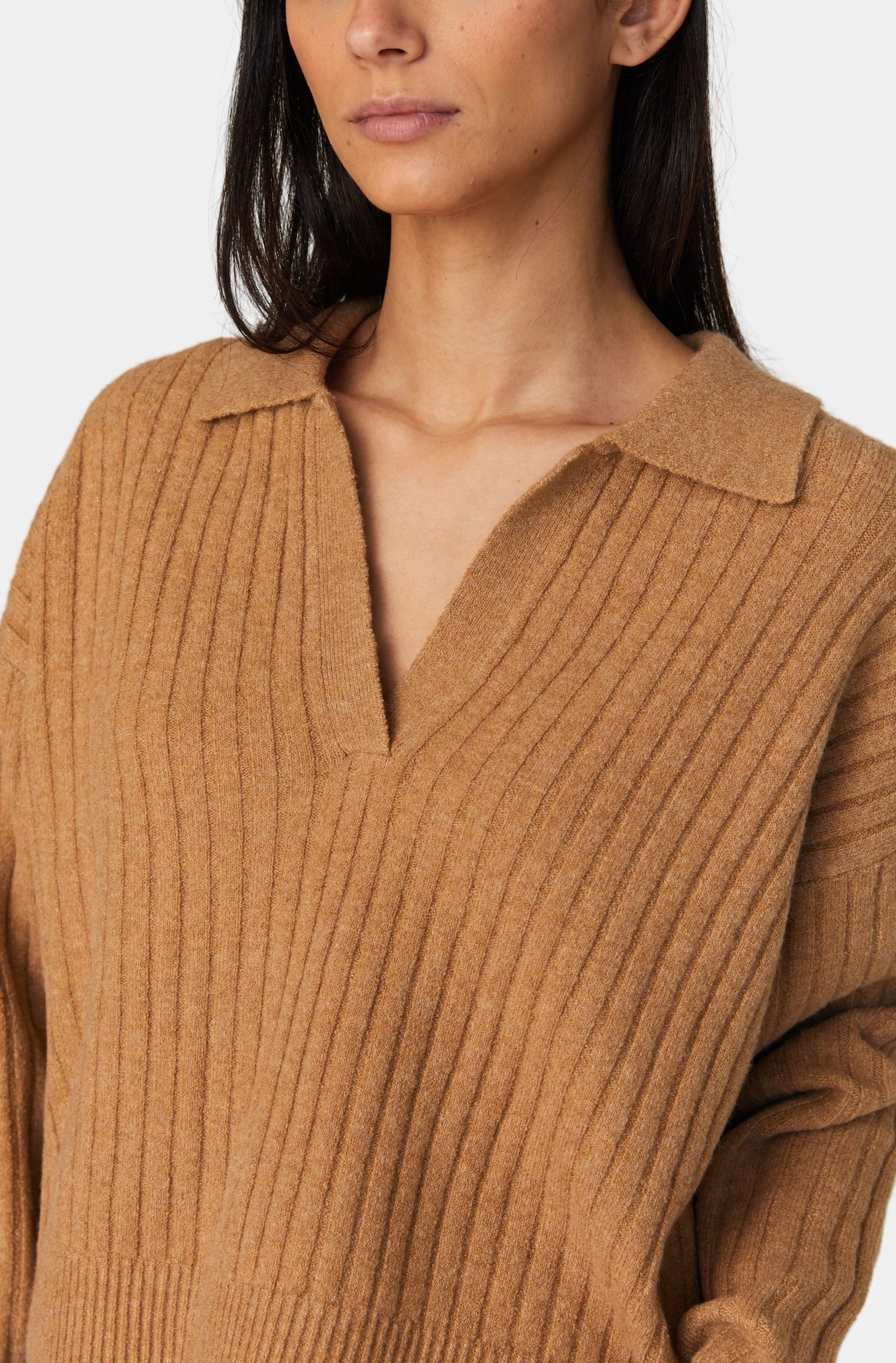 Vhari Collar Long Sleeve Jumper