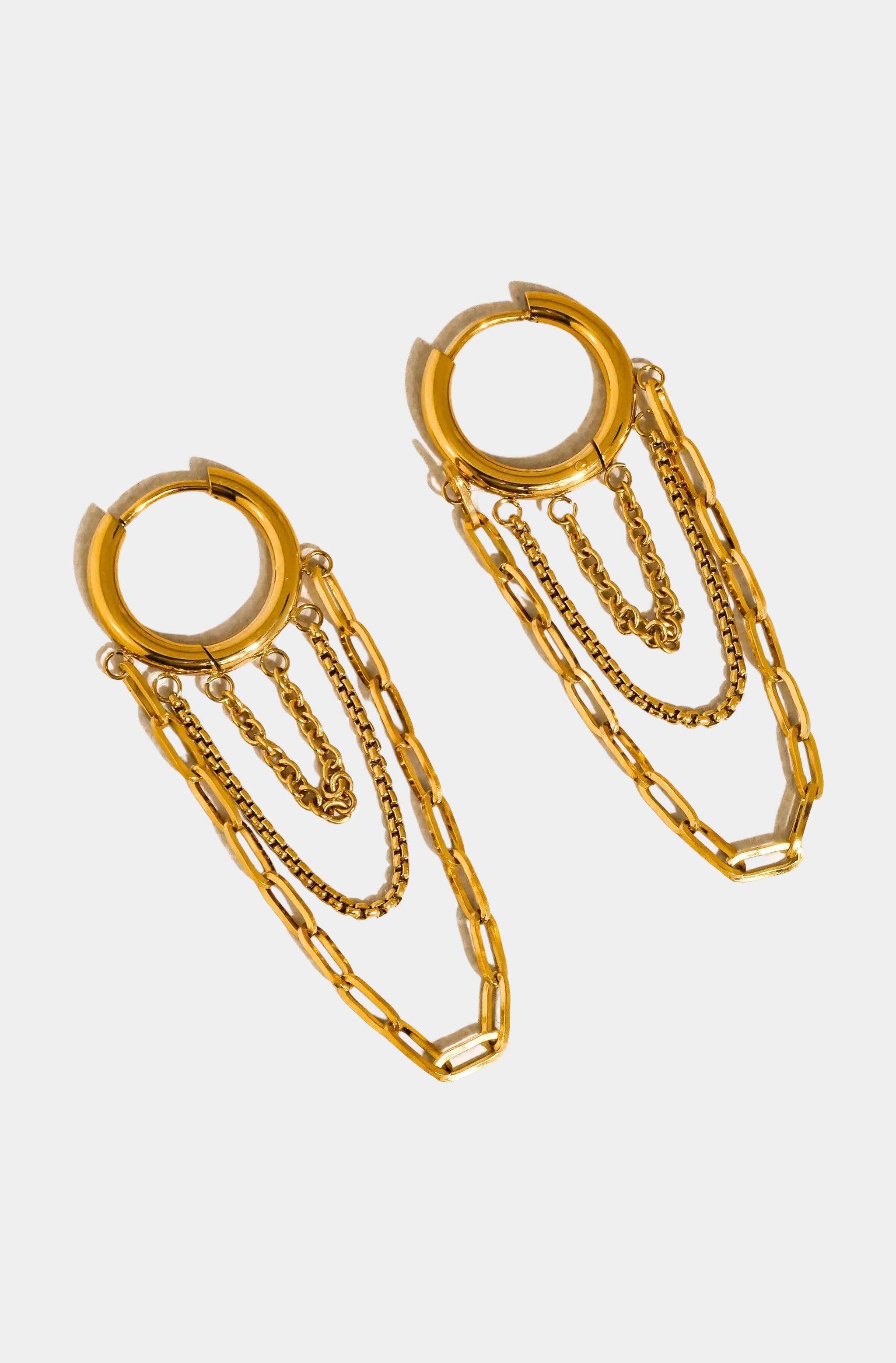Vianne Multi Chain Drop Earrings