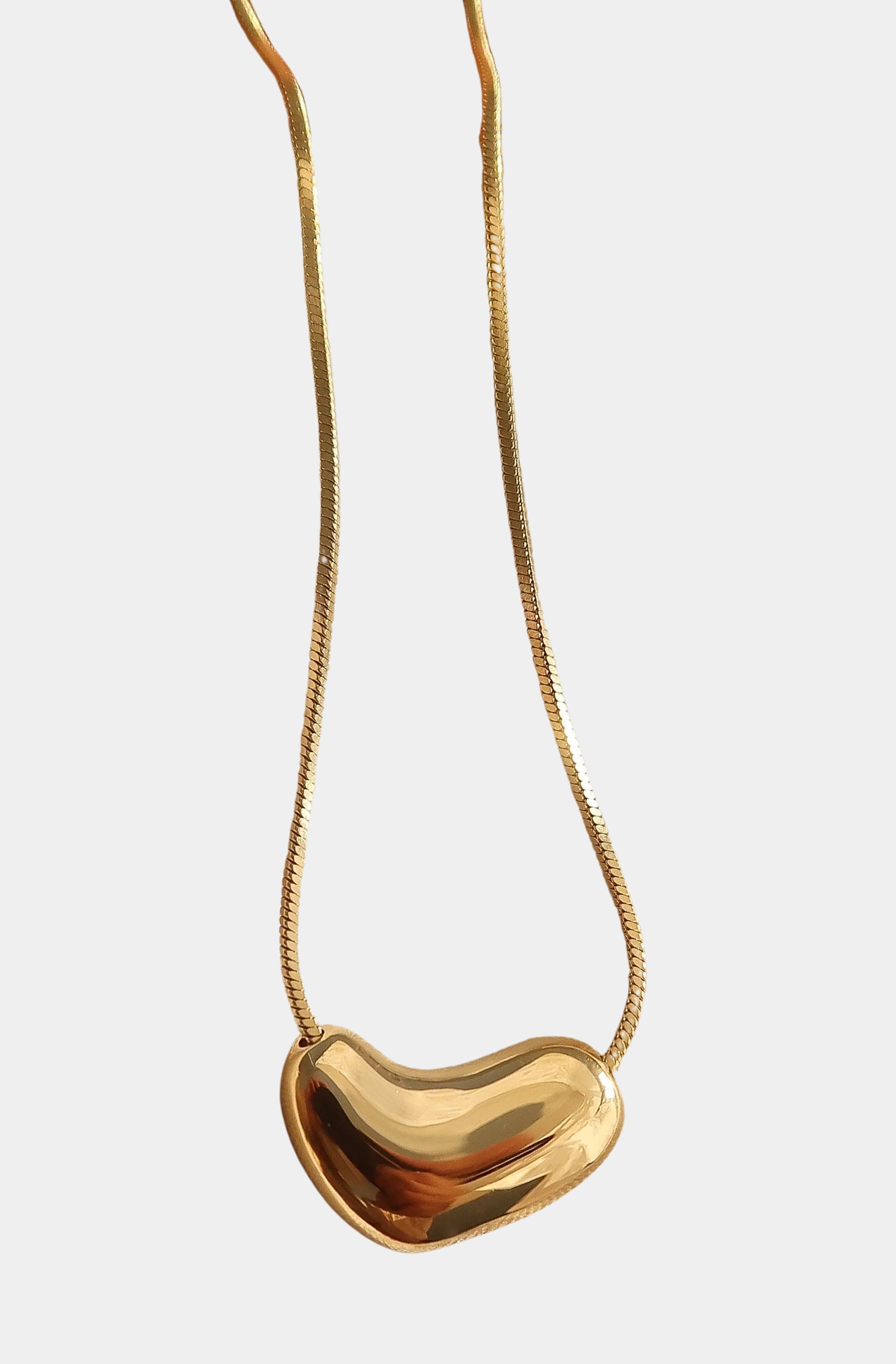 Louis Puffy Heart Necklace