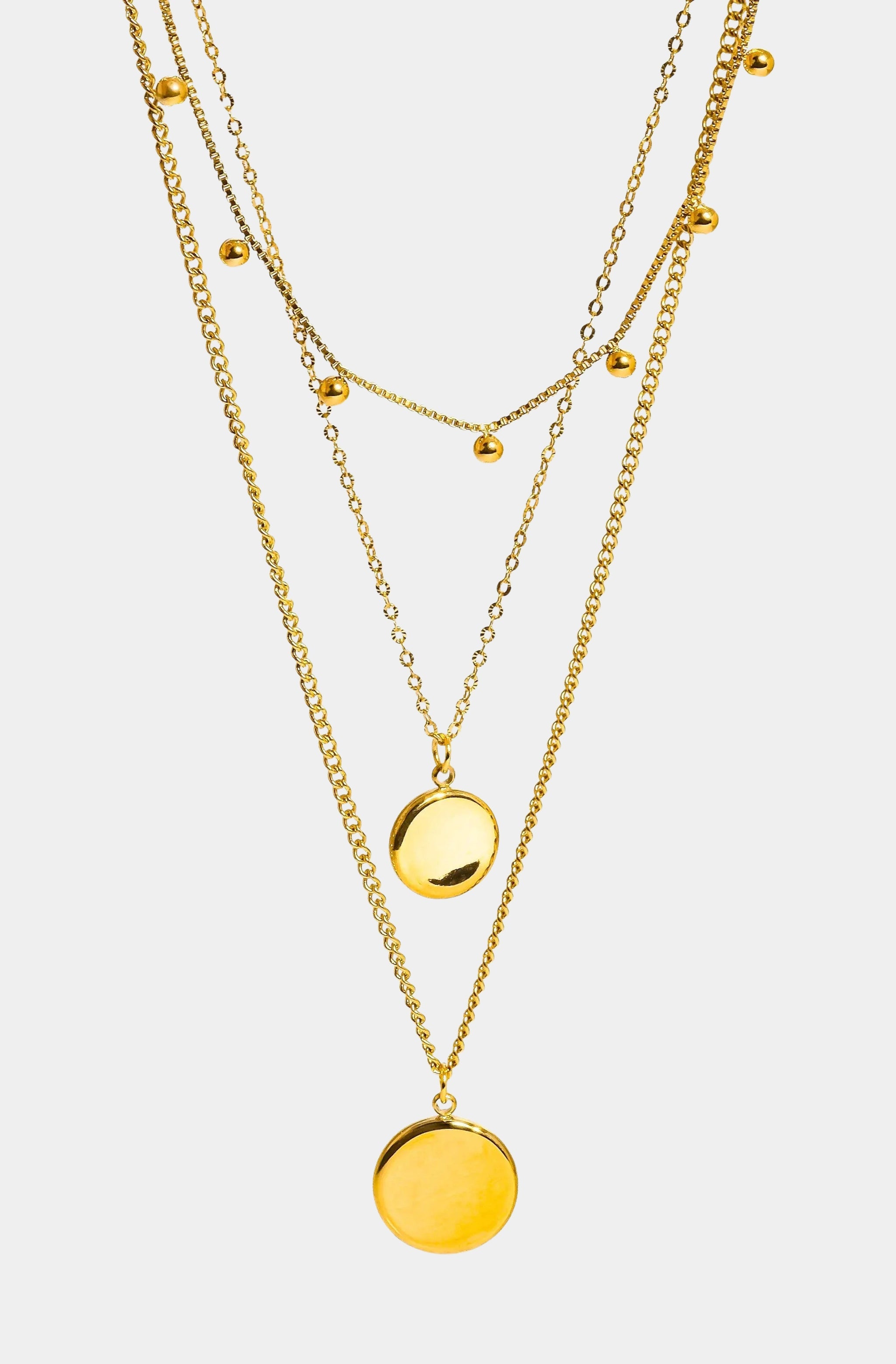 Anaïs Round Stack Necklace