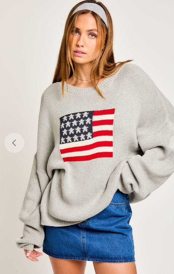 Monica Flag Sweater