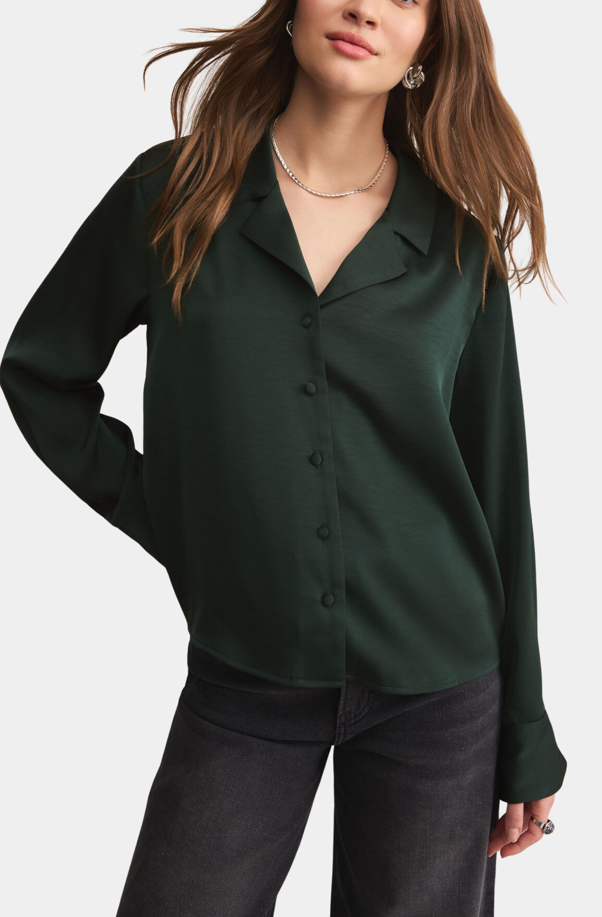 Ana Satin Top – Hemline Lubbock