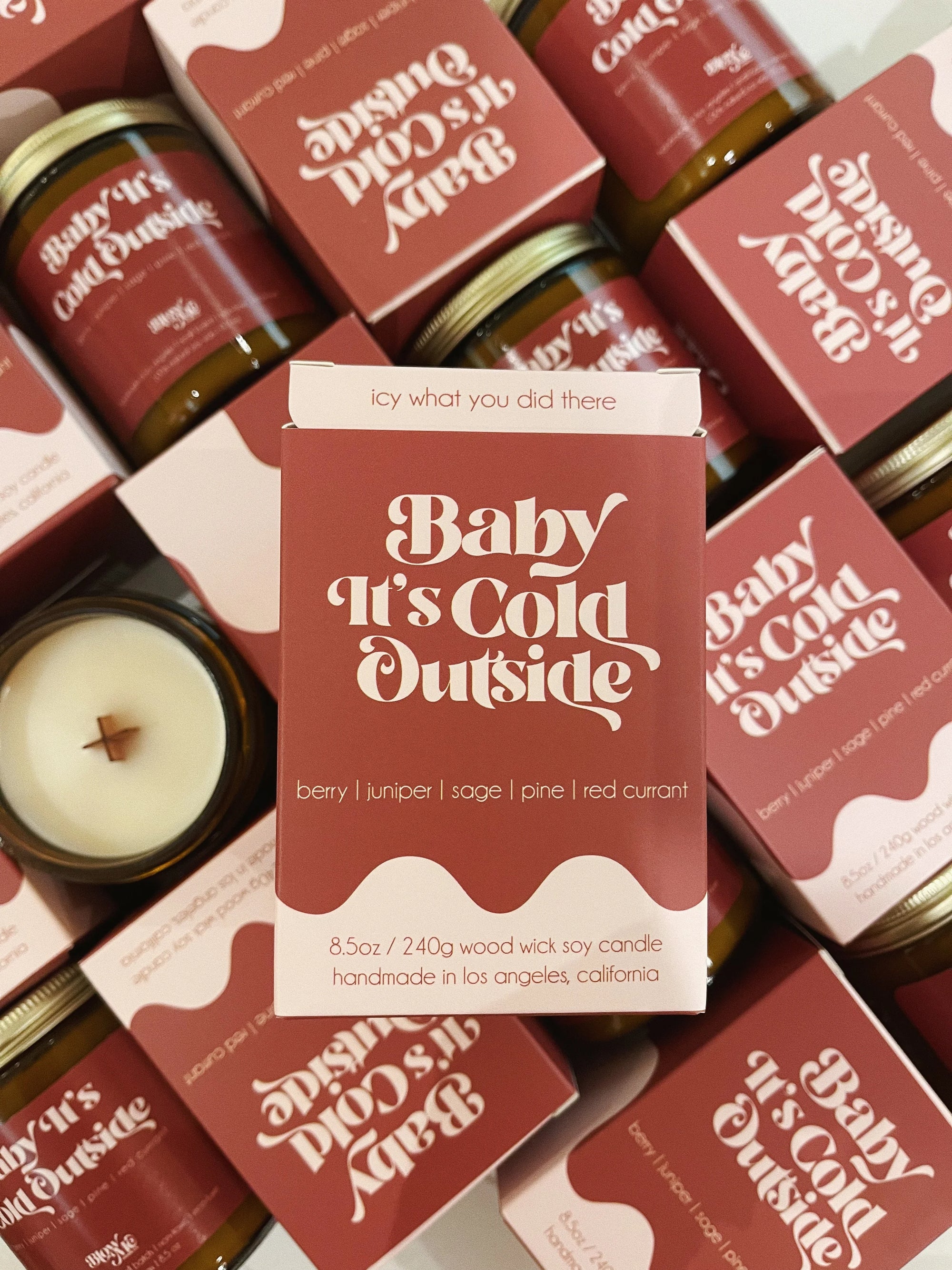 Baby It's Cold Outside Candle