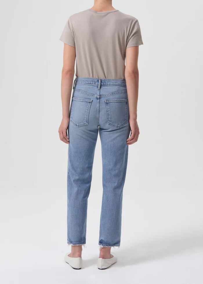 Kye Mid Rise Straight Crop (Stretch)