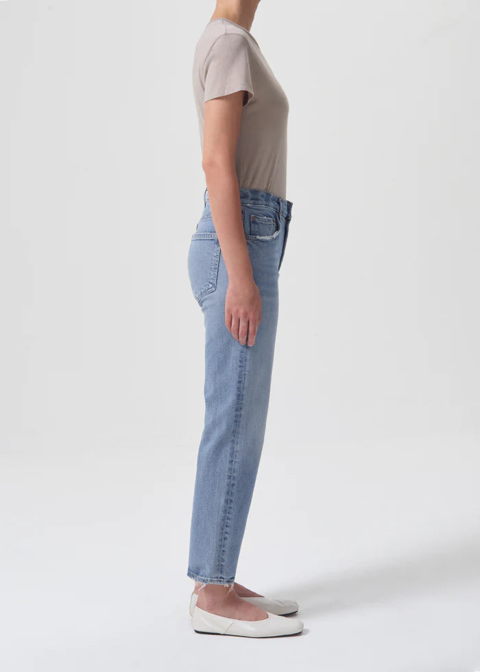 Kye Mid Rise Straight Crop (Stretch)