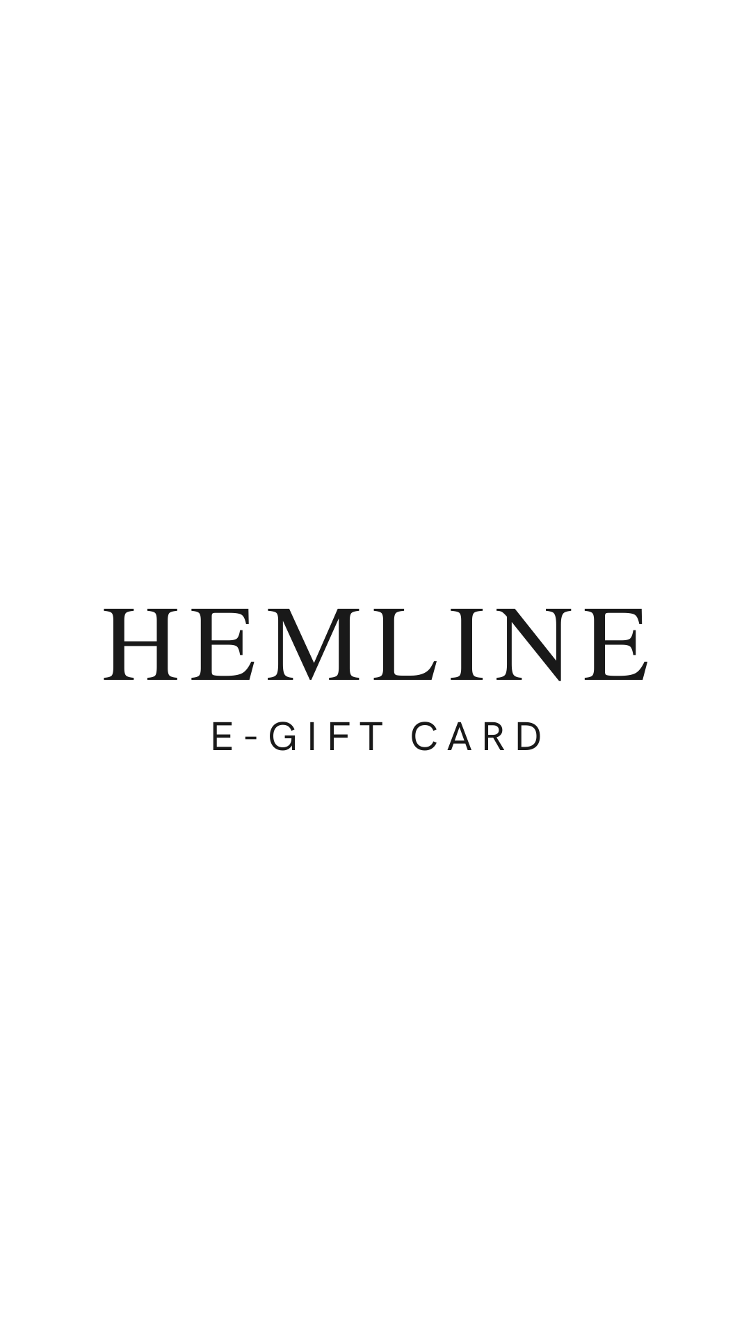 Hemline Lubbock E-Gift Card